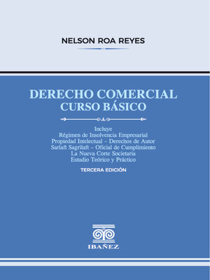 cover image of Derecho comercial curso basico